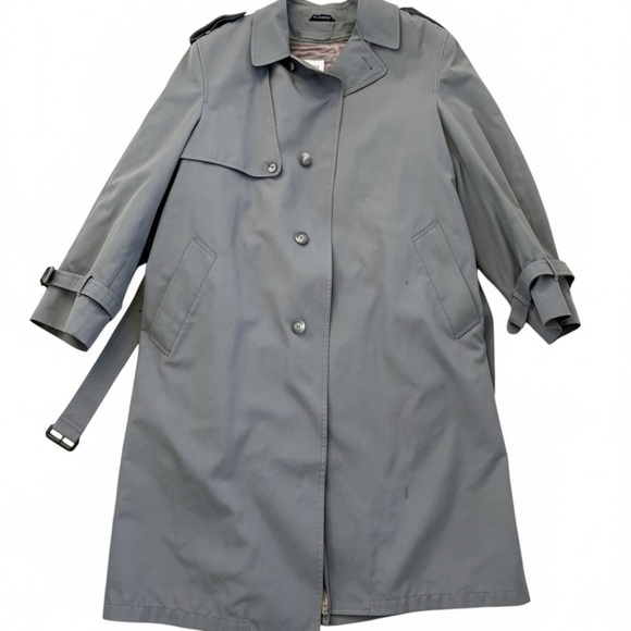 2 /$35 Fog Charcoal Trench Coat - Picture 2 of 5